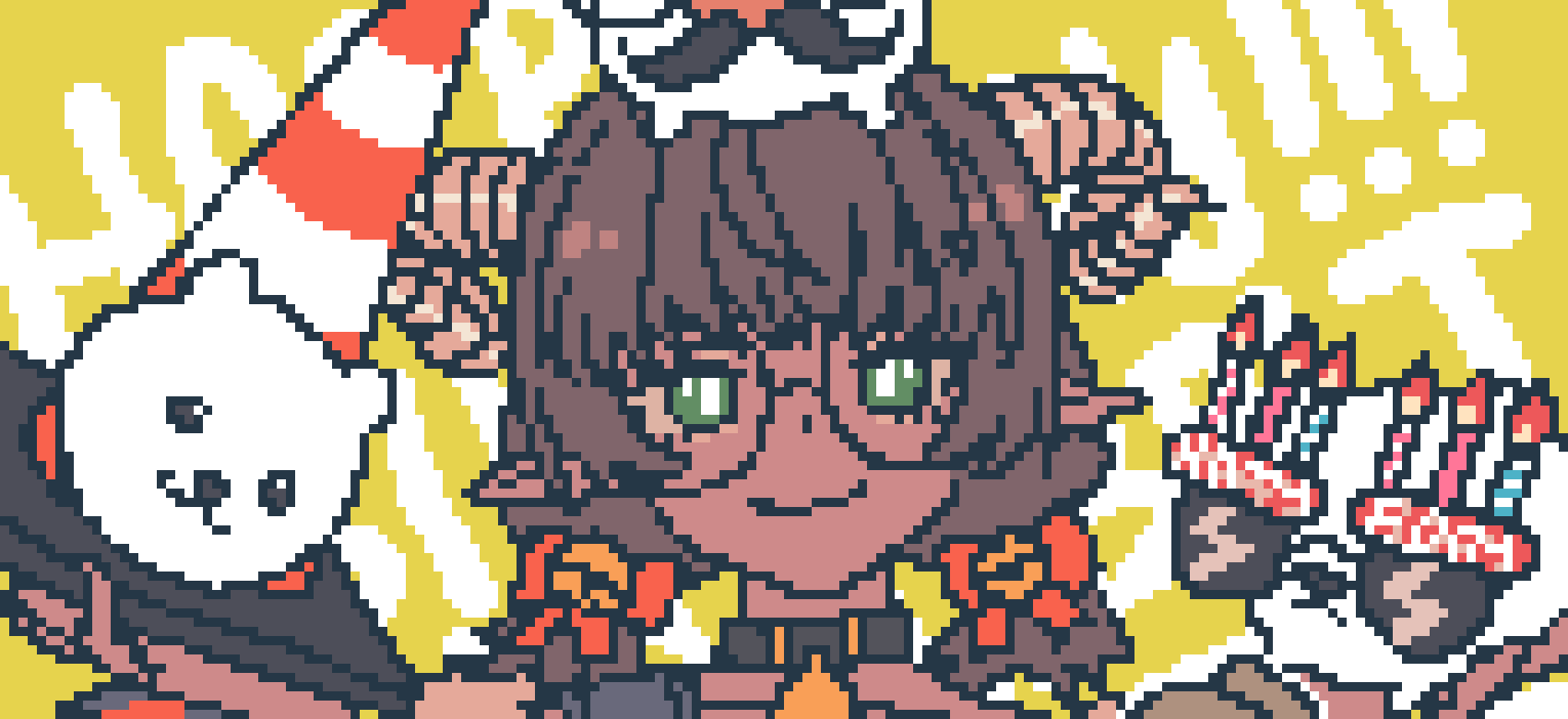 "Half Sketch Animation" | 50px headsize | Animation | Birthday Gift to Kyubalt!