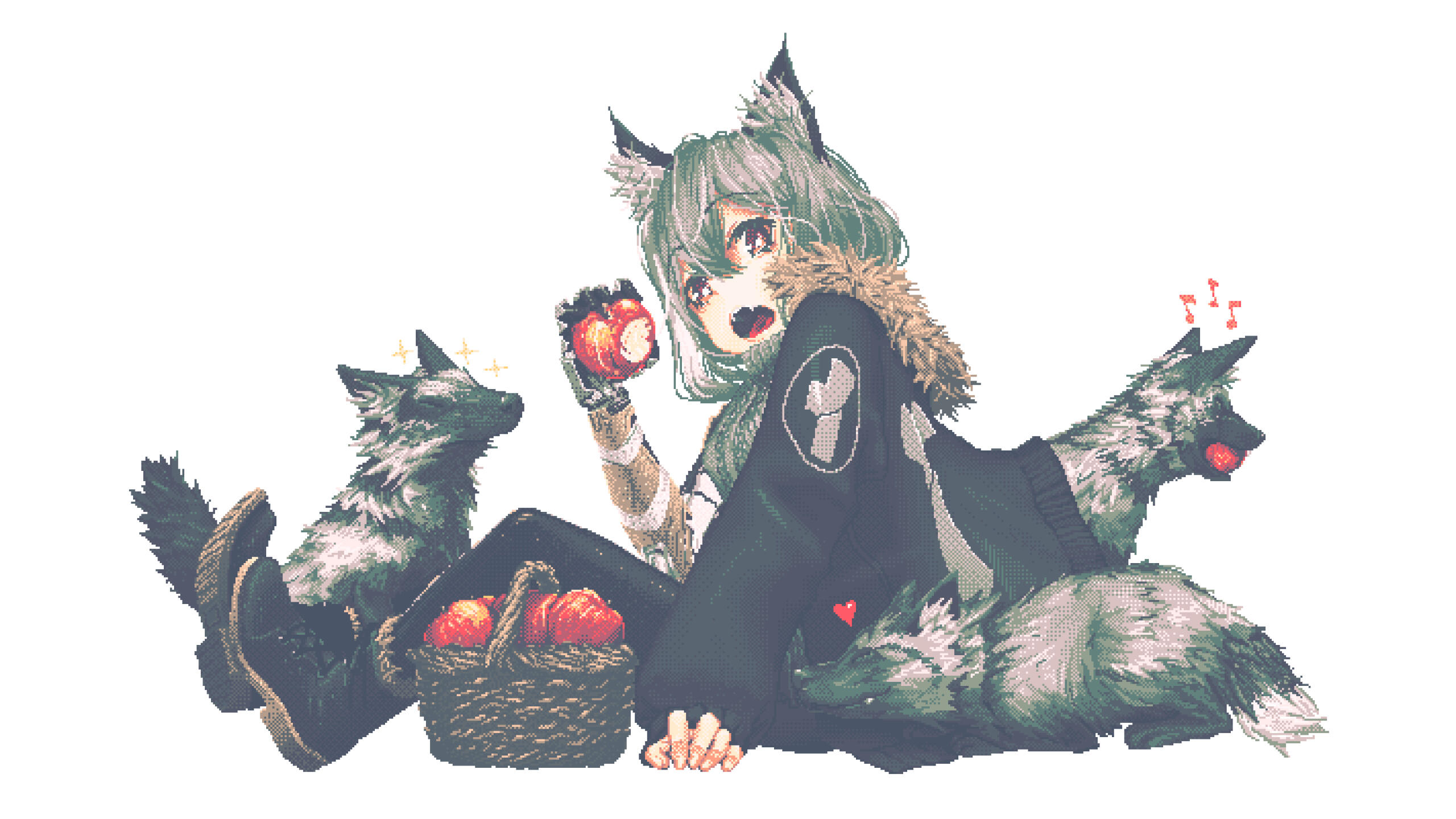 "Full-Render" | 110px per headsize | Noiseless | Commissioned by: @jaanakettu in Twitter