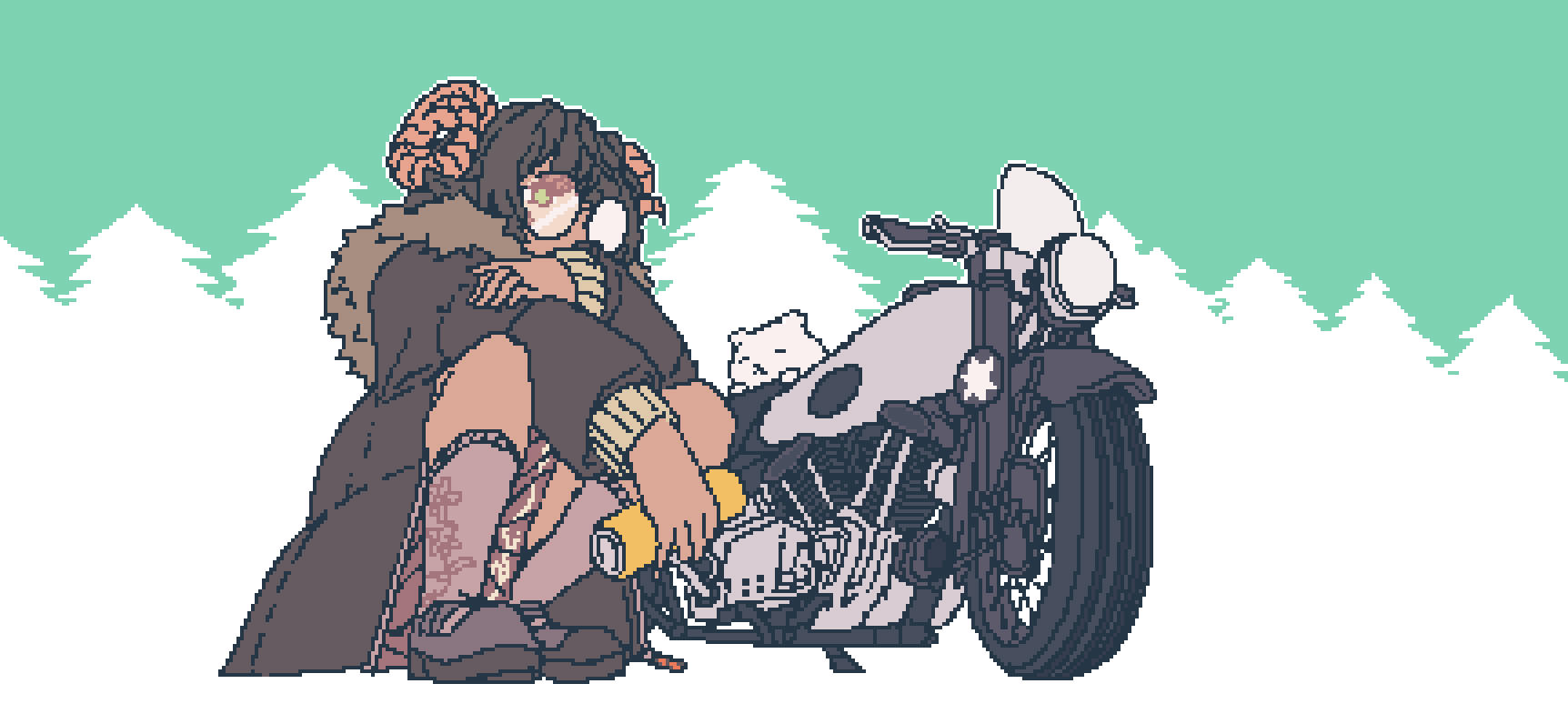 "3/4 Sketch" | 70px headsize | Kofi Gift for @yabadabaeiki.bsky.social