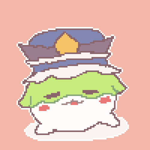 "Half-Sketch" | 55px headsize | Animation | Ko-fi Gift for @yabadabaeiki.bsky.social