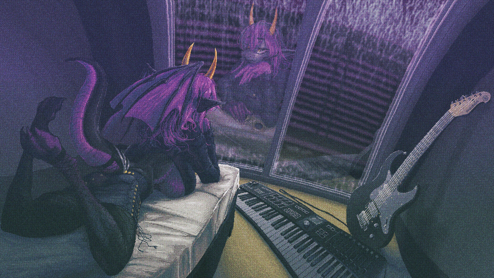 "Full Render" | 100px per headsize | Noised | Commissioned by: @zydra.space